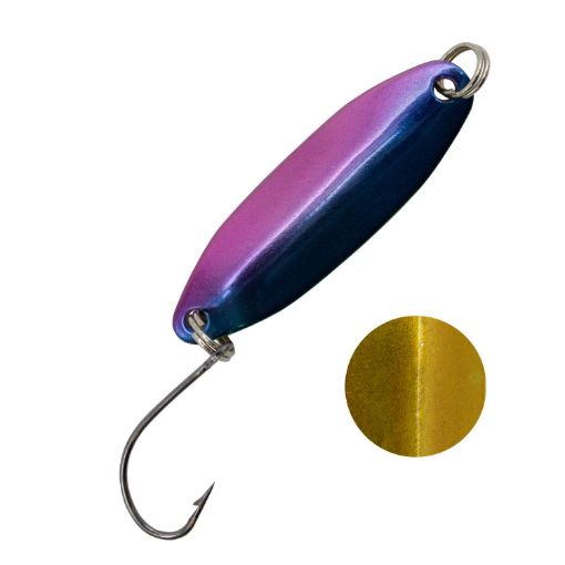 Troutlook Forellen Spoon Wave 3,11cm - 3,3g - Blue-Purple-Gold, Cuillères  pour la pêche de la truite, Fishing shop - Lake management
