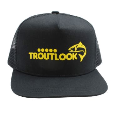 Image de Casquette Trucker Troutlook noire/jaune