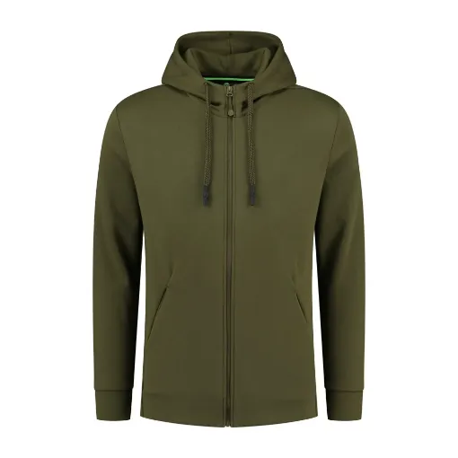 Korda Kore Zip Pro Hoodie Olive