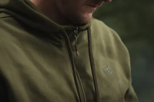 Korda Kore Zip Pro Hoodie Olive