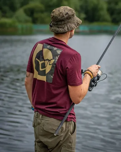 Korda LE Split Tee Burgundy