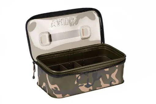 Fox Aquos Camo Rig Box and Tackle Bag