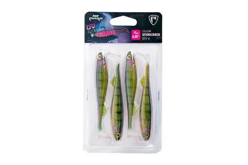 Fox Rage Slick Shad Ultra UV 11cm  / 4.25" - 4pcs