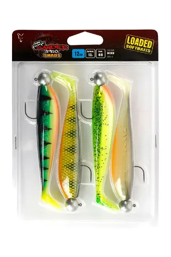 Fox Mixed Colour Lure Packs Zander Pro Loaded mixed Colour 5g 1/0 - 7cm x4