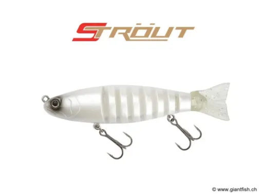 BIWAA S'TROUT 7.5" - Coulée 0.3m/s Pearl White