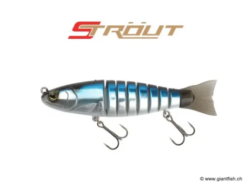 BIWAA S’TROUT 7.5" Flottant Blue Chrome