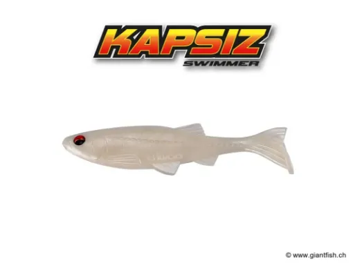 BIWAA KAPSIZ 5" Swimbait #008 Pearl White