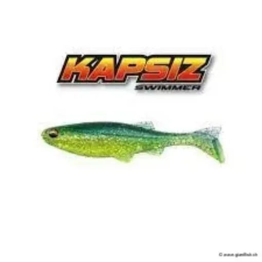 BIWAA KAPSIZ 5" Swimbait #307 Blue Back Chartreuse