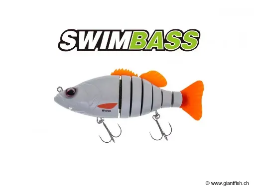 BIWAA SWIMBASS 6" Coulée lente - 65g Pearl White