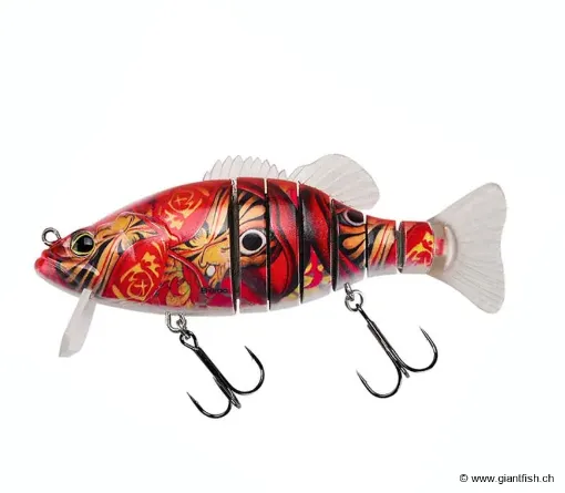 BIWAA SWIMBASS 6" Coulée lente - 65g Daruma red