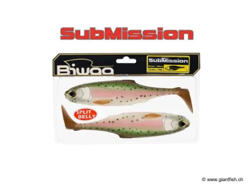 BIWAA SUBMISSION 8" SPLIT BELLY Rainbow Trout