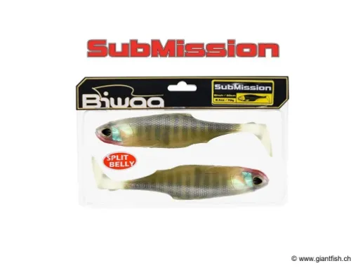 BIWAA SUBMISSION 8" SPLIT BELLY Ghost Gill