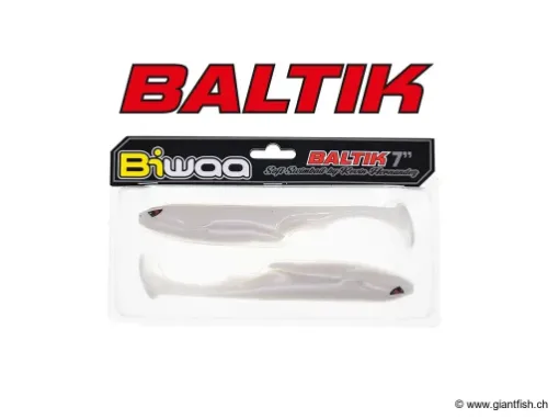 BIWAA BALTIK SWIMBAIT 7" - 2 pcs pack Pearl White