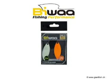 BIWAA DIVINATÖR Blade size 3" - 2pack - Silver Glow / Silver UV Orange