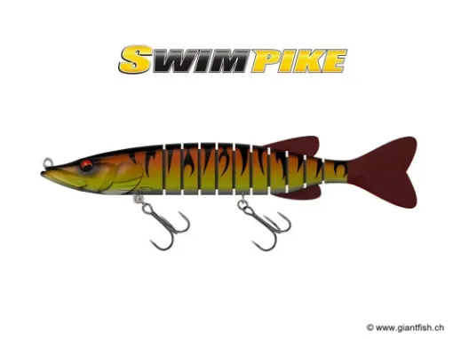 BIWAA SWIMPIKE 18cm - Coulée 0.4m/s - Red Tiger