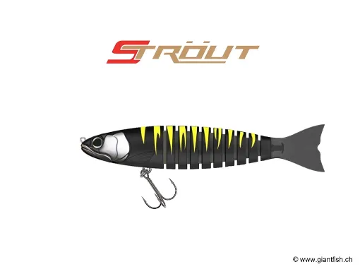 BIWAA S’TROUT 3.5" - Coulée 0.3m/s Black Chart