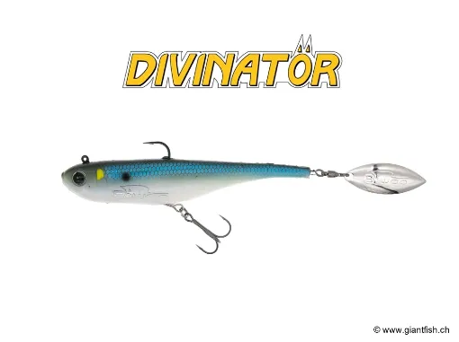 BIWAA DIVINATÖR Junior 22g - Coulée 0.8m/s Threadfin Shad