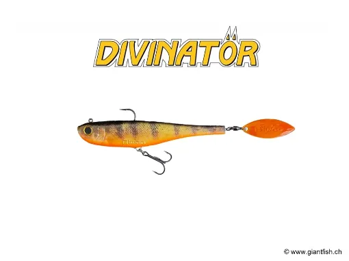 BIWAA DIVINATÖR Junior 22g - Coulée 0.8m/s Perch Orange