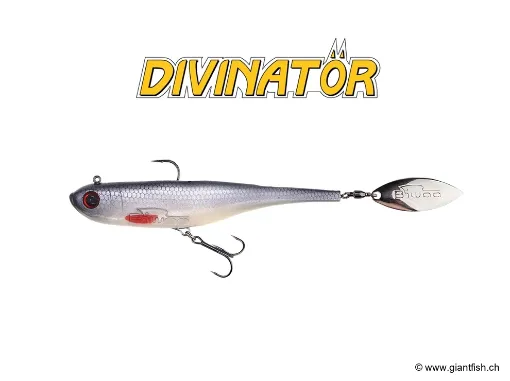 BIWAA DIVINATÖR Junior 22g - Coulée 0.8m/s Redfin Silver