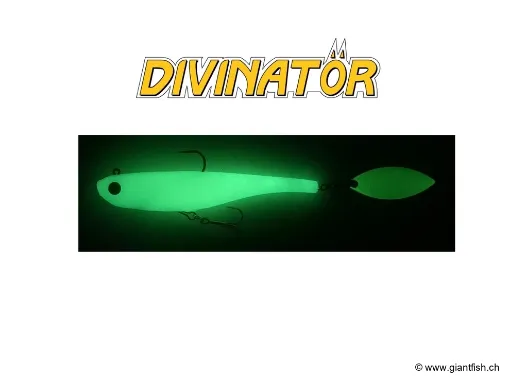 BIWAA DIVINATÖR Junior 22g - Coulée 0.8m/s UV Super Glow