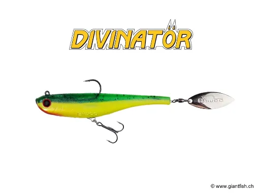 BIWAA DIVINATÖR Medium 35g - Coulée 1m/s Lime Chart