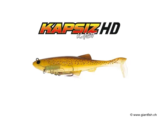 BIWAA KAPSIZ KAST HD 6" - 15cm - 43g Ghost Brown Trout