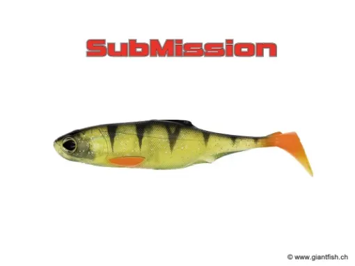 SUBMISSION 3" SHAD #76 Ghost Perch A