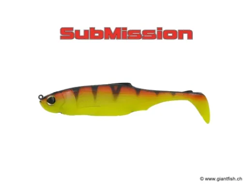 SUBMISSION 3" SHAD #16 Red Tiger