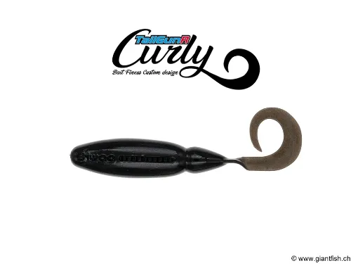 BIWAA TAILGUNR CURLY 2.5" #110 UV Black