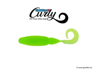 BIWAA TAILGUNR CURLY 2.5" #202 Limetreuse