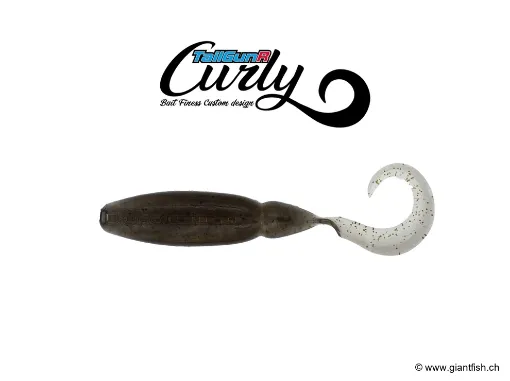 BIWAA TAILGUNR CURLY 2.5" #206 Golden Shiner