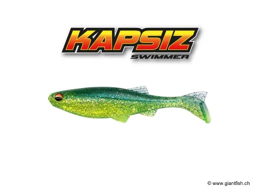 BIWAA KAPSIZ 3" Swimbait #307 Blue Back Chartreuse