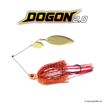 BIWAA DOGON 1/2oz - tandem willow #03 Red tiger - Gold blades