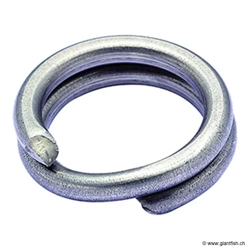 SPLIT RING HEAVY SILVER - 9 - 200 lb (10/pck