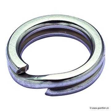 SPLIT RING MEDIUM SILVER - 7 - 90 lb (15/pck