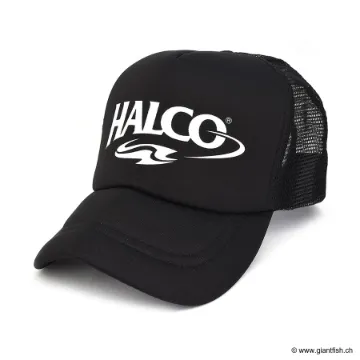 HALCO TRUCKER CAP - BLACK