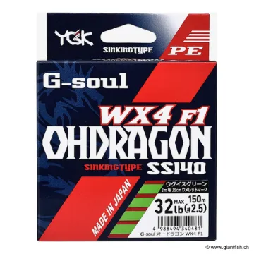 G SOUL WX4 OHDRAGON - PE 2.5 - 32 LB