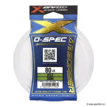 X BRAID X027 D-SPEC ABSORBER - 140LB - 30m