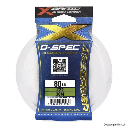 X BRAID X027 D-SPEC ABSORBER - 140LB - 30m