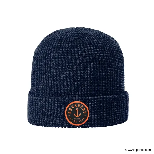 ANCHOR WAFFLE BEANIE NAVY (50244 - 410