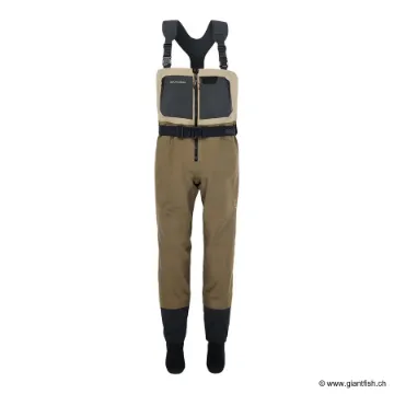 MEN'S BOUNDARY ZIP STOCKINGFOOT WADER STONE/OTTER - XXL (12-13) (90001 - 356