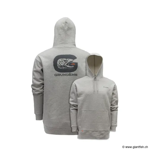 SWEAT G TROUT HOODIE AHTLETIC HEATHER - XXL