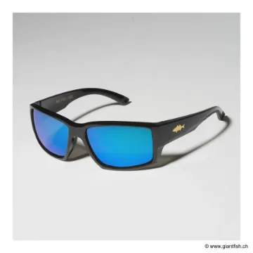 LUNETTES GOLD FISH SEA BASS BLUE IRIDIUM - FRAME MAT BLACK - MASQUE