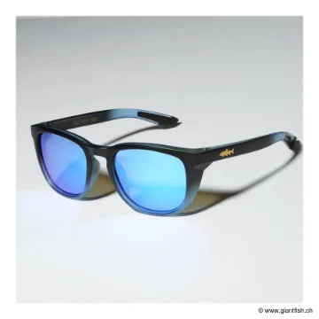 LUNETTES GOLD FISH TROUT BLUE IRIDIUM - FRAME BLUE COLOR GRADIENT