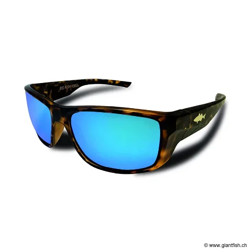 LUNETTES THE MASK EVO SEA BASS BLUE IRIDIUM - FRAME BROWN TURTLE DARK