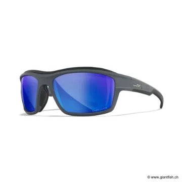 LUNETTES OZONE CAPTIVATE BLUE MIRROR MATTE GREY FRAME (CCOZN09